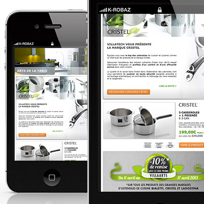 Newsletter pour le site Villatech.fr produits Cristel Newsletter pour le site Villatech.fr produits Cristel