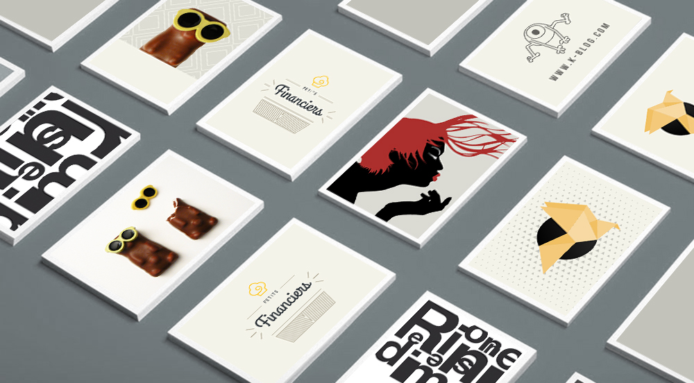 Mockup cartes illustrations