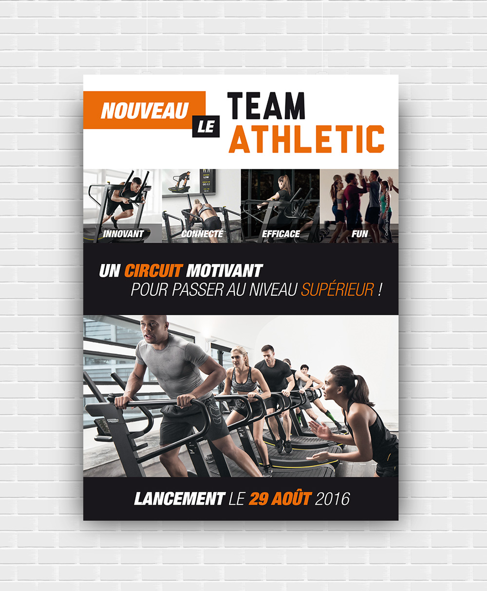 Affiche Sporting Form' : lancement du Team Athletic