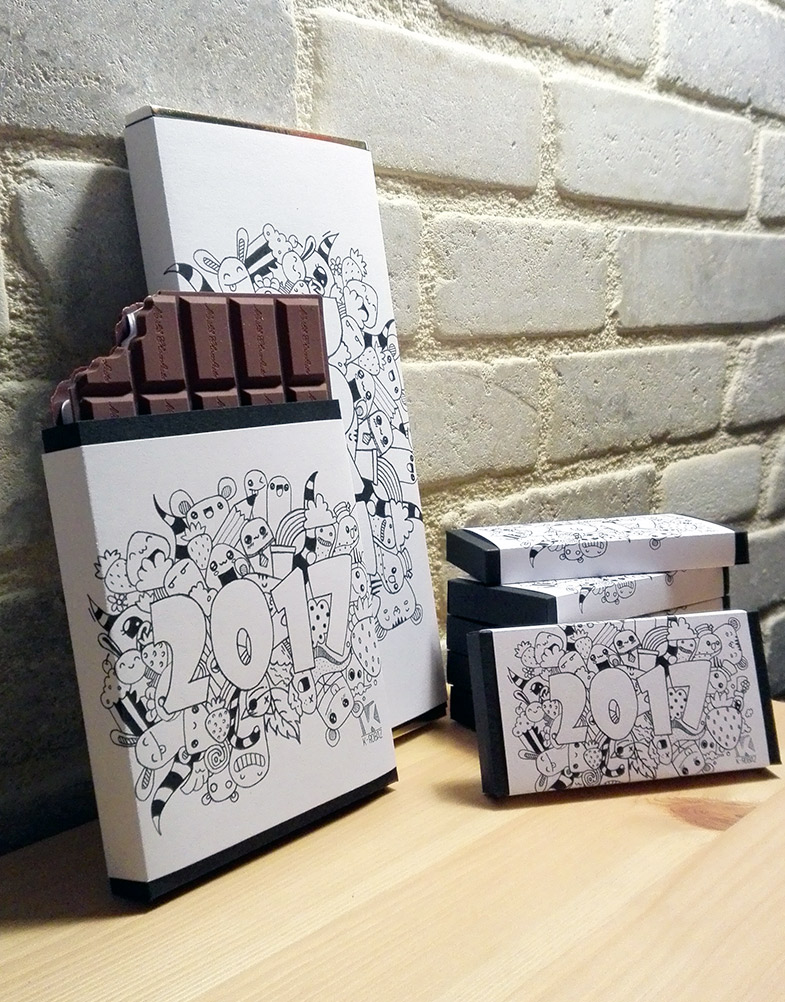 Visuel produit K-ROBAZ carte chocolat