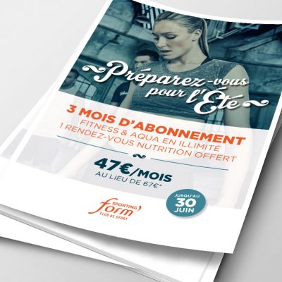 Visuel produit K-ROBAZ exemple flyer Sporting Form'