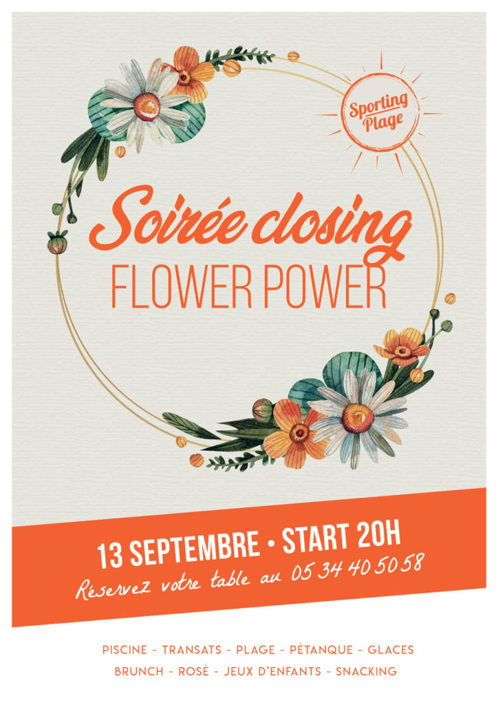 Affiche soirée "Closing" V2